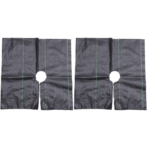 Tissu De Désherbage PP Noir, Résistant Pour Jardin Verger 2