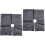Tissu De Désherbage PP Noir, Résistant Pour Jardin Verger 5