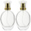 2Pièces Flacons En Verre Transparent Bouchon Élégant 3