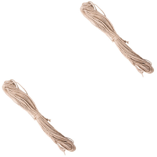 2Pièces À En Sisal Résistante Kaki Pour 2