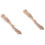 2Pièces À En Sisal Résistante Kaki Pour 4