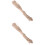 2Pièces À En Sisal Résistante Kaki Pour 5