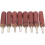 3Ensembles Accessoires Ponçage Emery Rouge Pour Meuleuse Rotative 3