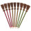 45Pièces Crayons Balais Bois Colorés, Créatifs Pour Et 3