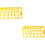 2Pièces Règles À Circles Transparentes Orange Pour Architecture 6