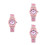 3Pièces Enfants Rose Clair Flamingo Étanche Durable 8