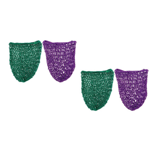 4Pièces Accessoires Cheveux Bonnet Long En Filet Pour 2