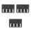 3Pièces Support Noir Pour Tondeuse À Rangement Pratique 5