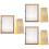 3Ensembles Raclette Impression Textile Bois Caoutchouc Coins Arrondis 7