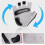 3Paires -Doigts Cyclisme Confortables Unisexe 6