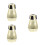 3Pièces Sourds Trombone ABS Accessoires Silencieux Durables 8