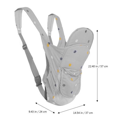 3Pièces -Bébé Ergonomique Réglable Polyester Respirant Clair 1