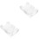 2Pièces Rangement Cartes Transparent Plastic Rotatif 5