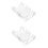 2Pièces Rangement Cartes Transparent Plastic Rotatif 7