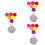 3Ensembles Diffuseur Argenté Pendentif Arôme Feutre 6