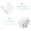 2Pièces Rangement Cartes Transparent Plastic Rotatif 11