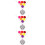 3Ensembles Diffuseur Argenté Pendentif Arôme Feutre 8