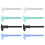 16Pièces Mini Outil Mesure Durable Caliper Coulissant Coloré 2