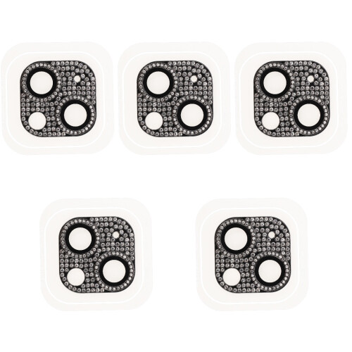 5Pièces Protecteurs Caméra Téléphone Strass Résistance 2