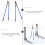 3Ensembles Cadres Pour Ecu, Support Avec 4 Sondes Multicolores 8