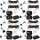 304Pièces Kit Terminal Extractor Noir Compact Pour Réparations Auto 4