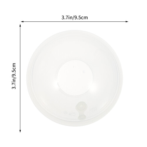 2Pièces Coquilles De Lait Transparentes En Silicone Flexible 1