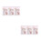 2Pièces Papiers Absorbants Rose Parfumé Pratique Usage 11