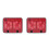 2Pièces Support Slim Rouge Avec Double Ventilateur USB Pour Portable 10