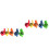 24Pièces Sifflets Plastique Multicolores Pour Jeux Enfants 3