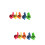 24Pièces Sifflets Plastique Multicolores Pour Jeux Enfants 6