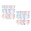 24Pièces Couches Réutilisables Accessoires Colorés Pour Enfant 11