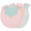 10Pièces Bavoirs Bébé Réutilisables Confortables Assorties 2