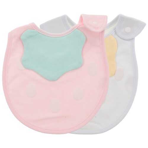10Pièces Bavoirs Bébé Réutilisables Confortables Assorties 1