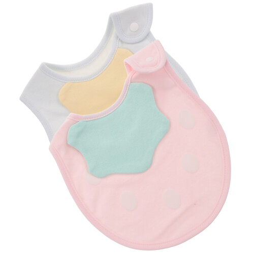 10Pièces Bavoirs Bébé Réutilisables Confortables Assorties 2