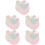 10Pièces Bavoirs Bébé Réutilisables Confortables Assorties 7