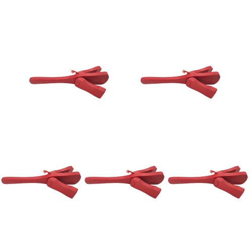5St Castanet Flapper Speelgoed Rood Peuters Muziekinstrument 1
