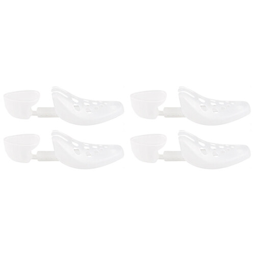 4Pièces Embauchoirs Blancs Maintien Chaussures Durable 2
