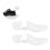 4Pièces Embauchoirs Blancs Maintien Chaussures Durable 8