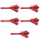 5St Castanet Flapper Speelgoed Rood Peuters Muziekinstrument 6