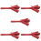 5St Castanet Flapper Speelgoed Rood Peuters Muziekinstrument 7
