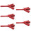 5St Castanet Flapper Speelgoed Rood Peuters Muziekinstrument 10