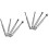 2Ensembles Calibres Internes Argent Flexibles Pour Mesure De 5