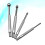 2Ensembles Calibres Internes Argent Flexibles Pour Mesure De 8