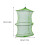 10Pièces Panier De Pliable En Nylon Vert, 9