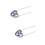 2Pièces Urne Cœur Double Acier Inoxydable Argenté Résistant 5
