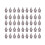 330Pièces Grips En Acier Argent Pour Remplacement De Chaussures 2