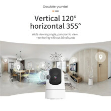 Smarte Tuya-Innenkamera, Kabellos, WLAN, 2,4 G/5 G, Zwei-Wege-Audio, Personenerkennung, 6 MP-Monitor, Sicherheitsüberwachungskamera, EU
