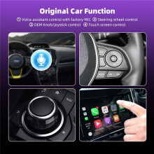 2-in-1-Kabellos für Android Auto Adapter Kabelloser CarPlay Dongle Auto Intelligente Systeme AI Box Kabelgebundenes CarPlay