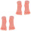 4Pièces Pratique Ongles Pieds Beige Pour Formation 4