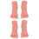 4Pièces Pratique Ongles Pieds Beige Pour Formation 5